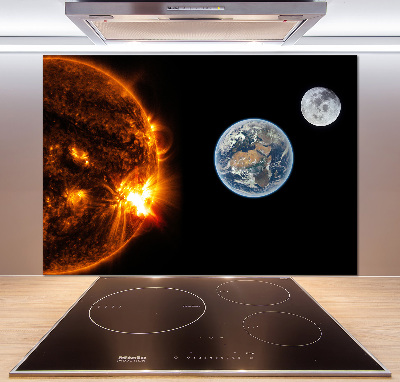 Cooker splashback Solar system