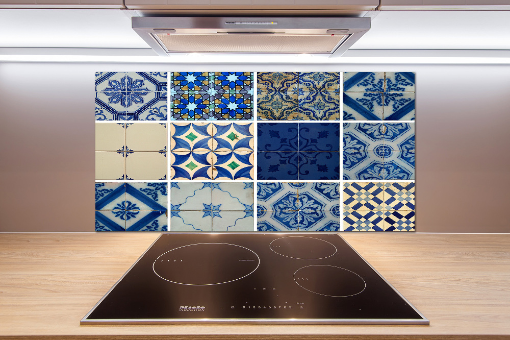 Cooker splashback Portuguese tiles