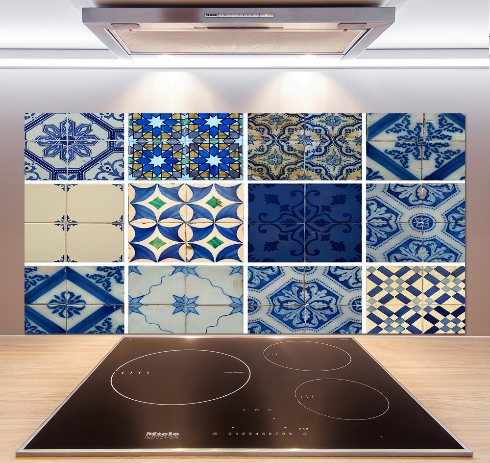 Cooker splashback Portuguese tiles