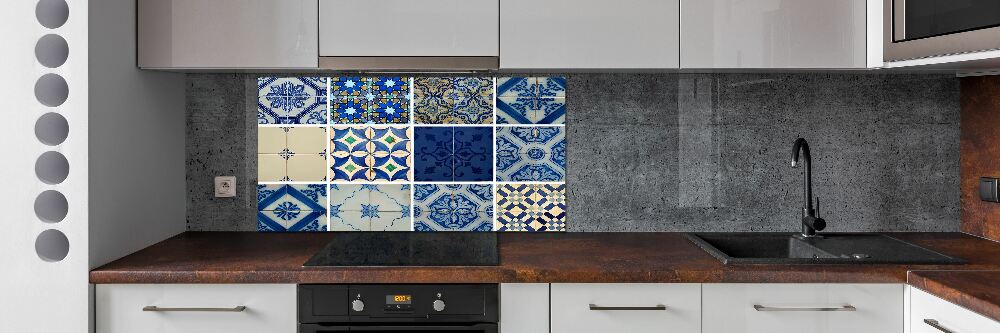 Cooker splashback Portuguese tiles