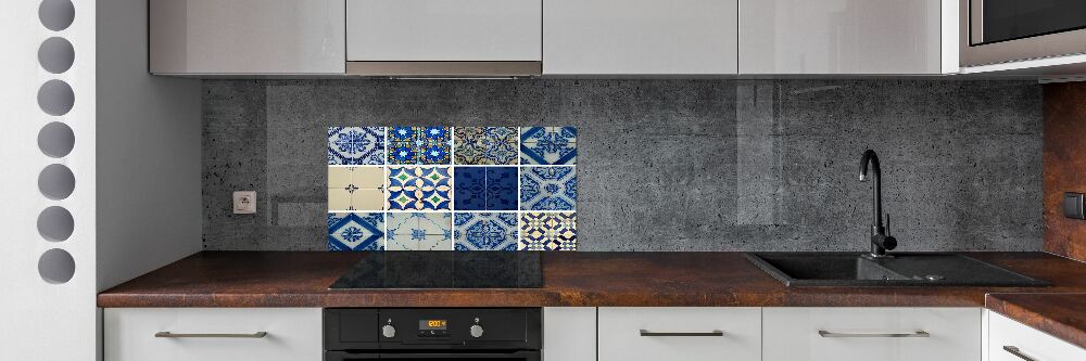 Cooker splashback Portuguese tiles