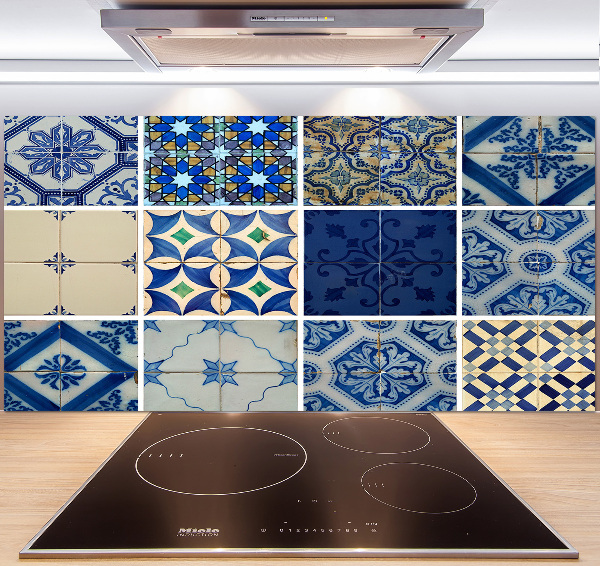 Cooker splashback Portuguese tiles