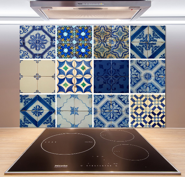 Cooker splashback Portuguese tiles