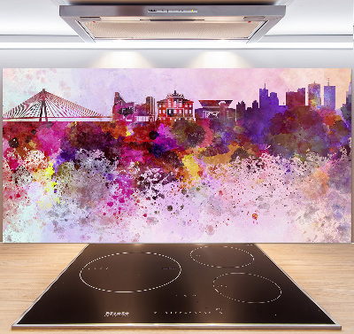 Kitchen splashback Colorful Warsaw