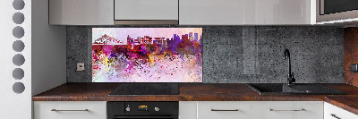 Kitchen splashback Colorful Warsaw