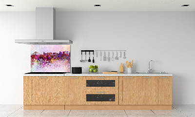 Kitchen splashback Colorful Warsaw