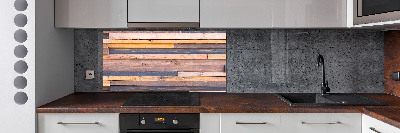 Kitchen wall panels Wooden wall