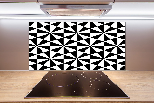 Cooker splashback Geometric background