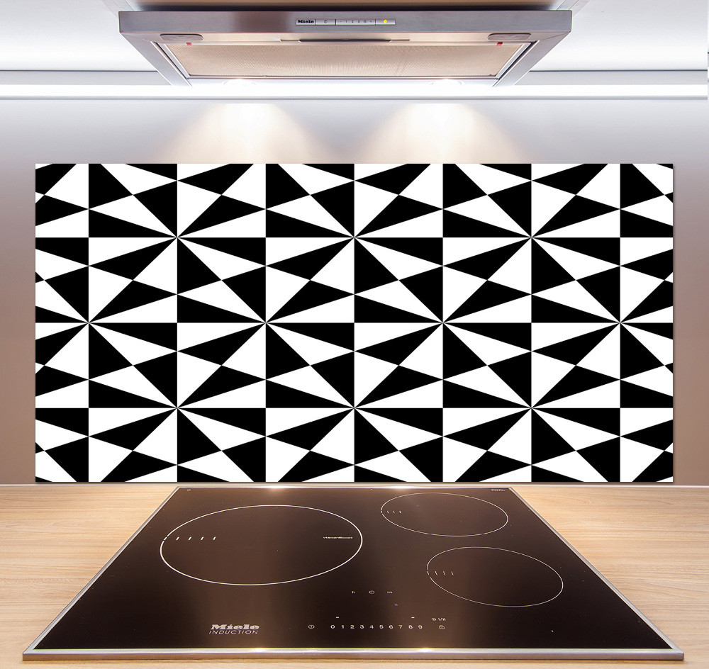 Cooker splashback Geometric background