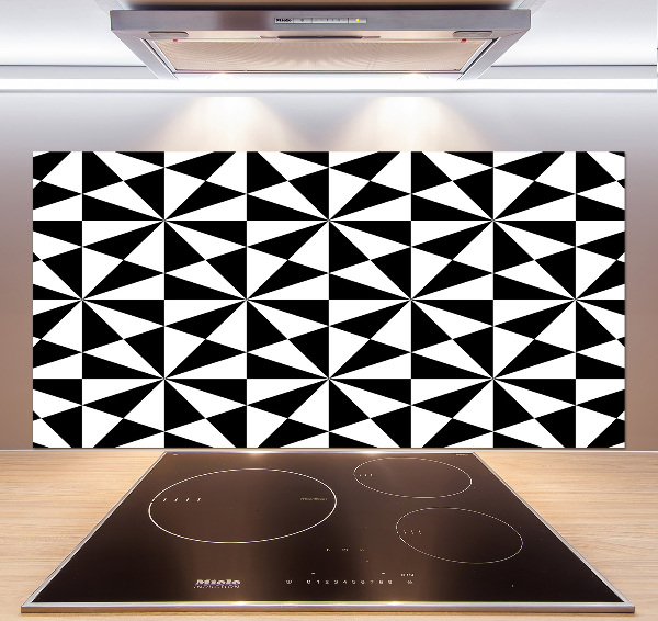 Cooker splashback Geometric background