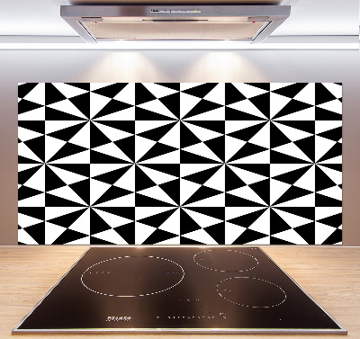 Cooker splashback Geometric background