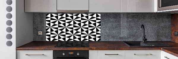 Cooker splashback Geometric background