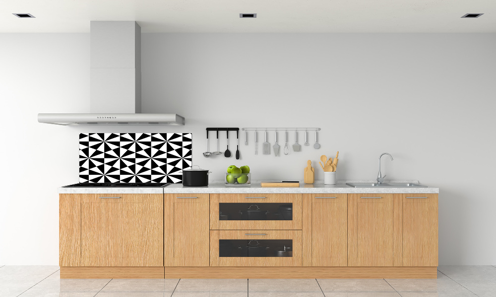 Cooker splashback Geometric background