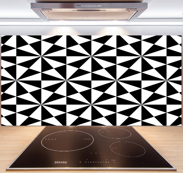 Cooker splashback Geometric background