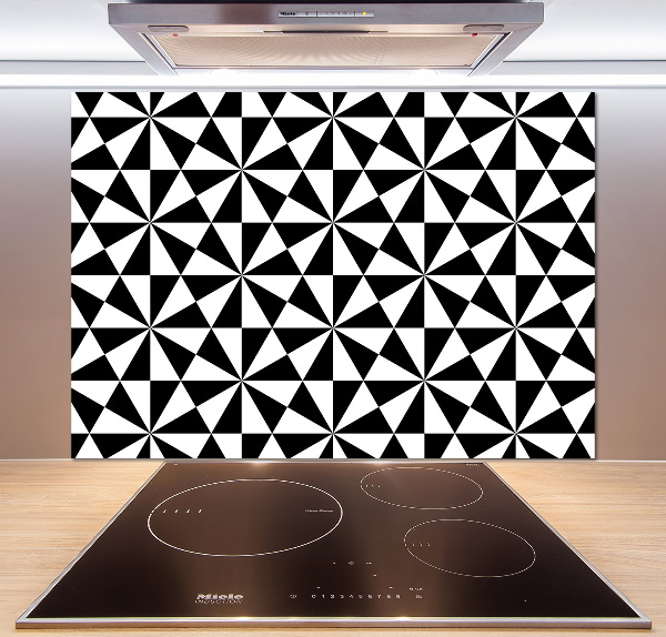 Cooker splashback Geometric background