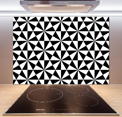 Cooker splashback Geometric background