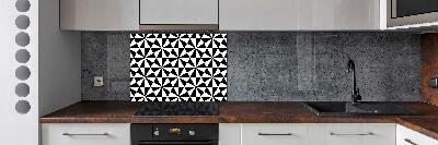 Cooker splashback Geometric background