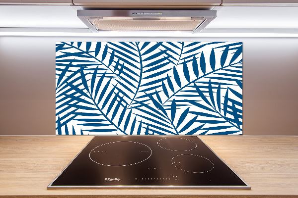 Cooker splashback Palm leaves