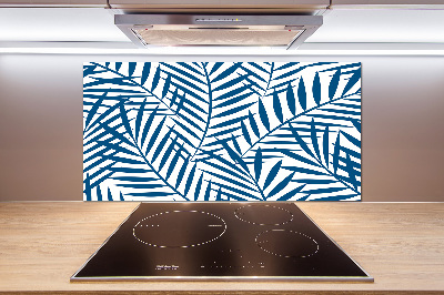 Cooker splashback Palm leaves