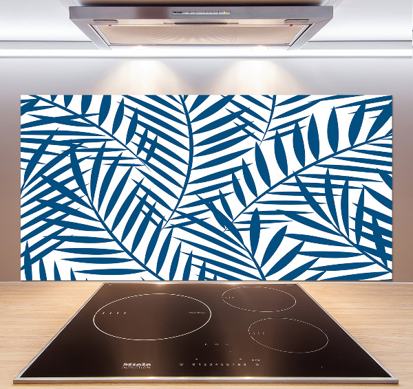 Cooker splashback Palm leaves