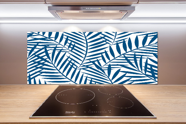 Cooker splashback Palm leaves