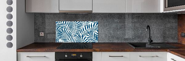 Cooker splashback Palm leaves