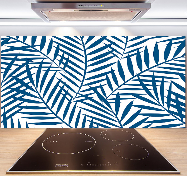 Cooker splashback Palm leaves