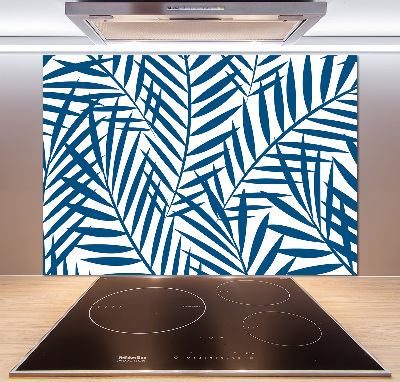 Cooker splashback Palm leaves