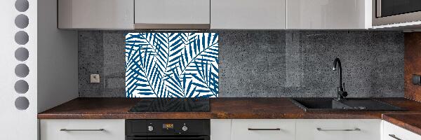 Cooker splashback Palm leaves