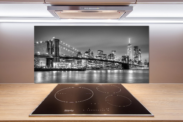 Kitchen splashback Brooklyn bridge