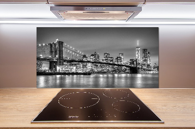 Kitchen splashback Brooklyn bridge