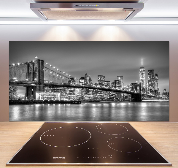 Kitchen splashback Brooklyn bridge