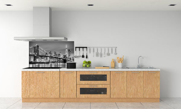 Kitchen splashback Brooklyn bridge