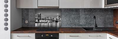 Kitchen splashback Brooklyn bridge