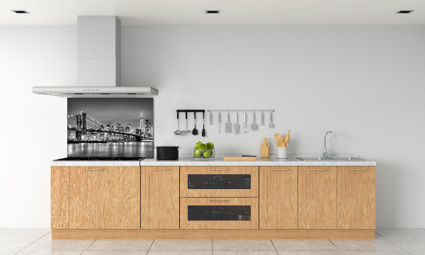 Kitchen splashback Brooklyn bridge