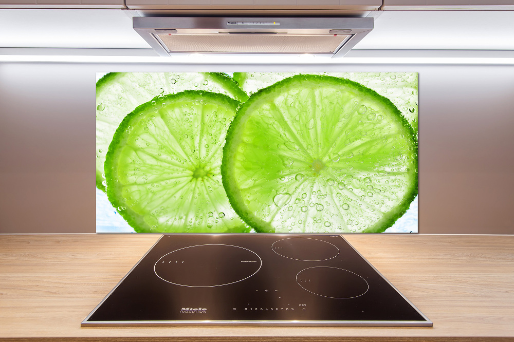 Cooker splashback Lime underwater