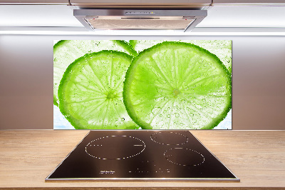 Cooker splashback Lime underwater