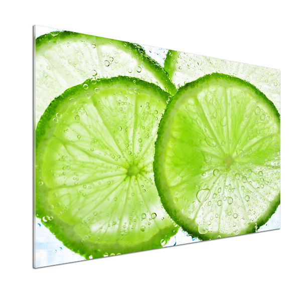 Cooker splashback Lime underwater