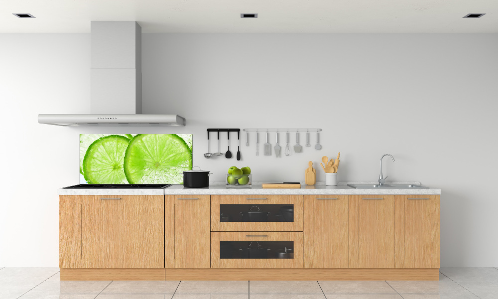 Cooker splashback Lime underwater