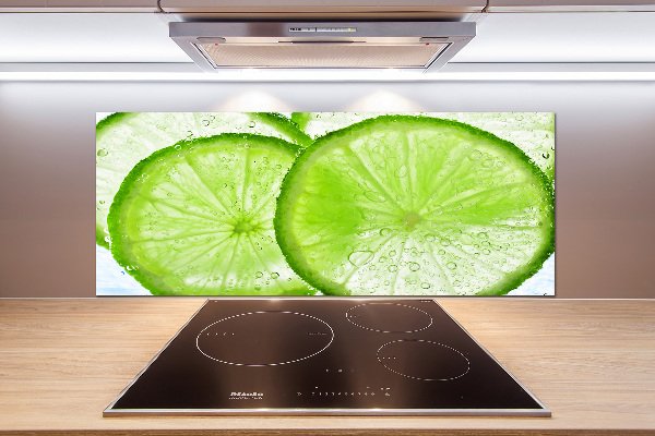 Cooker splashback Lime underwater