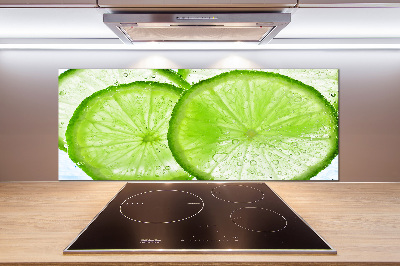 Cooker splashback Lime underwater