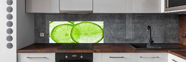 Cooker splashback Lime underwater