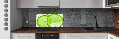 Cooker splashback Lime underwater