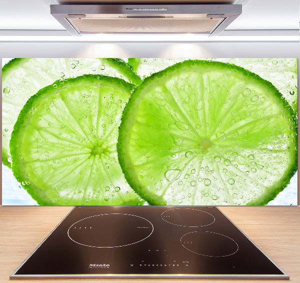 Cooker splashback Lime underwater