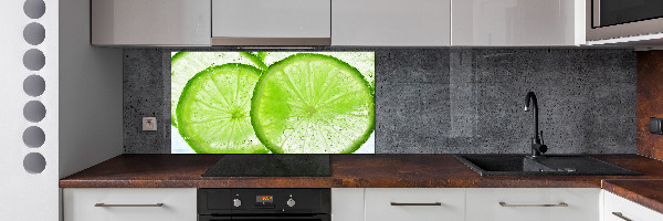 Cooker splashback Lime underwater