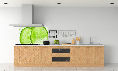 Cooker splashback Lime underwater