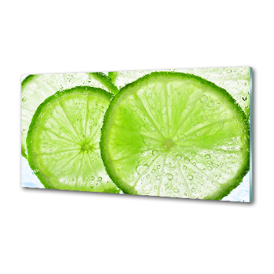 Cooker splashback Lime underwater