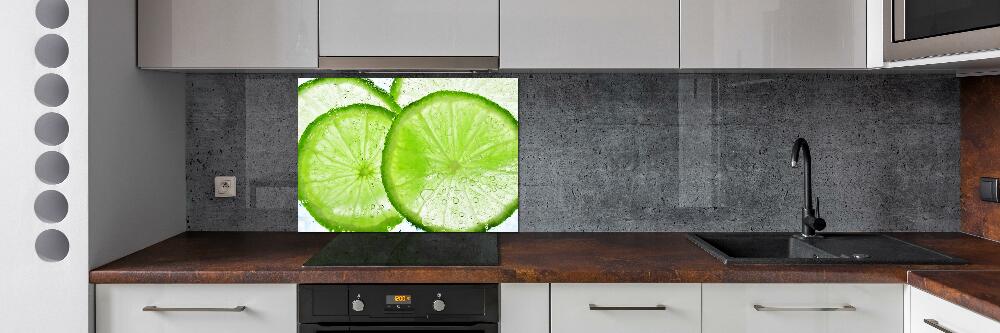 Cooker splashback Lime underwater