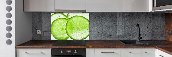 Cooker splashback Lime underwater