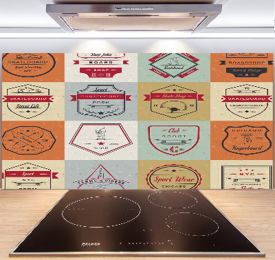 Cooker splashback Skateboard